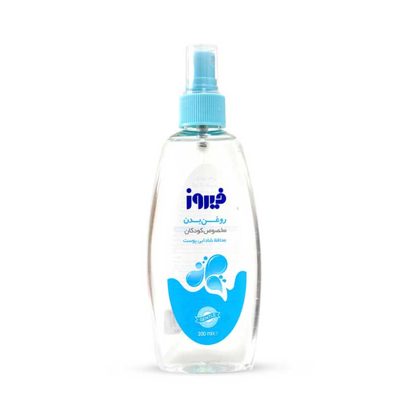 Firooz-Baby-Oil-200ml اسپری روغن بدن کودک فیروز 200 میل