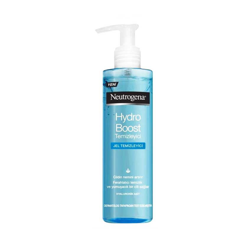 Neutrogena-Hydro-Boost-Gel-Cleaner-200ml ژل فوم پاک کننده پوست نوتروژینا مدل Hydro Boost حجم 200 میل