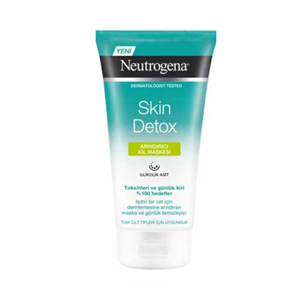 ماسک و پاک کننده صورت نوتروژینا Skin Detox حاوی خاک رس حجم 150 میل