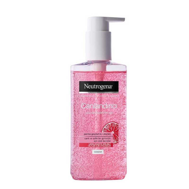 NeutrogenaCanlandirici-Face-Cleanser-200-ml ژل شستشوی صورت گریپ فروت نوتروژینا حجم 200 میل