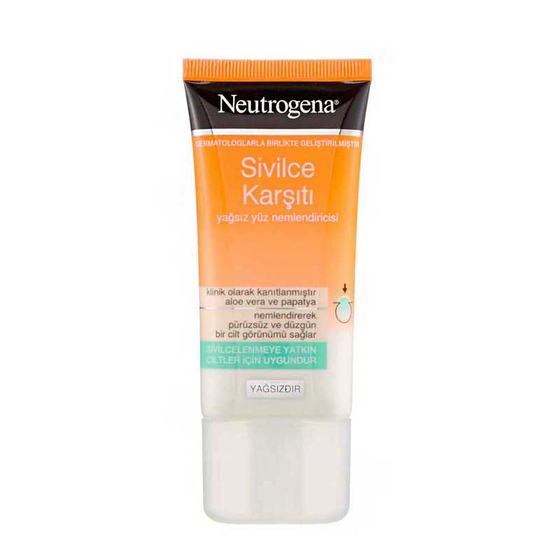 Nutrogena-SIVILCE-KARSITI-Face-Cream-50Ml کرم مرطوب کننده ضد جوش نوتروژینا مدل SIVILCE KARSITI حجم 50 میل