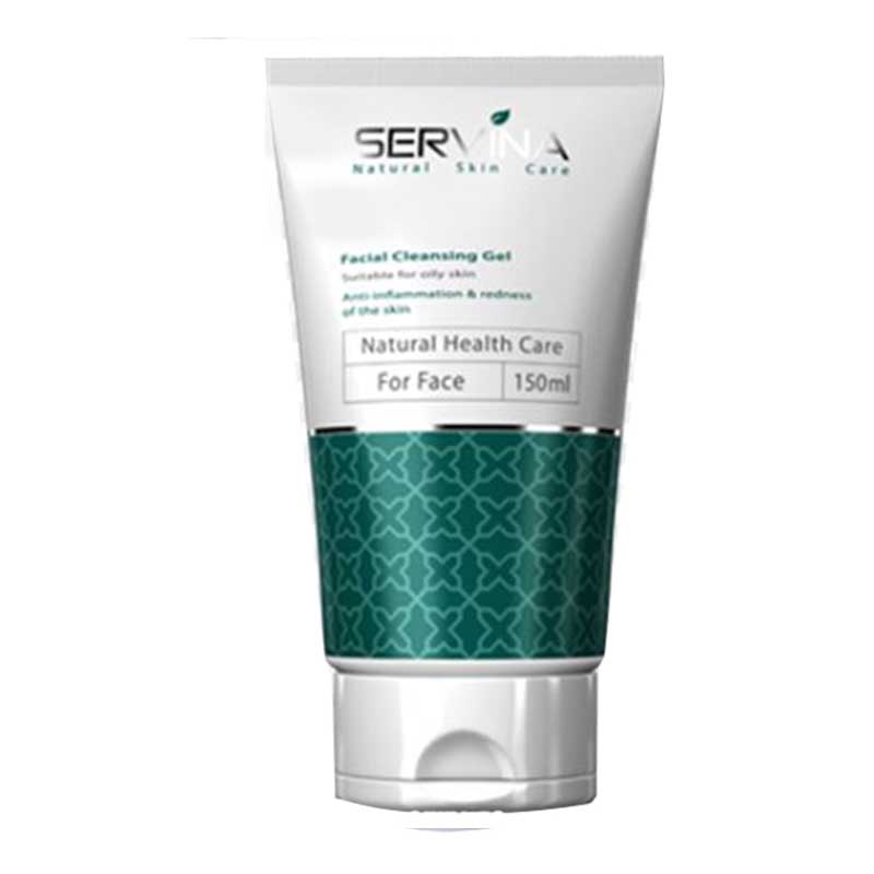 Servina-Face-Wash-Gel-For-Oily-Skins-150ml ژل شستشوی صورت سروینا مناسب پوست چرب 150 میل