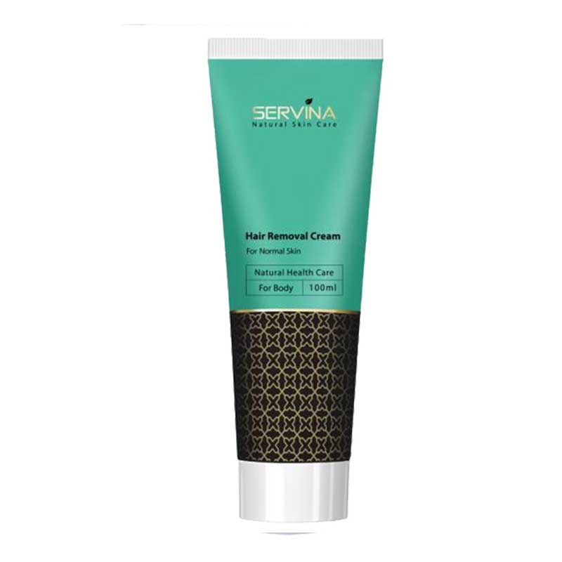 Servina-Hair-Remover-Cream-For-Normal-Skins-100ml کرم موبر بدن سروینا مخصوص پوست نرمال 100 میل