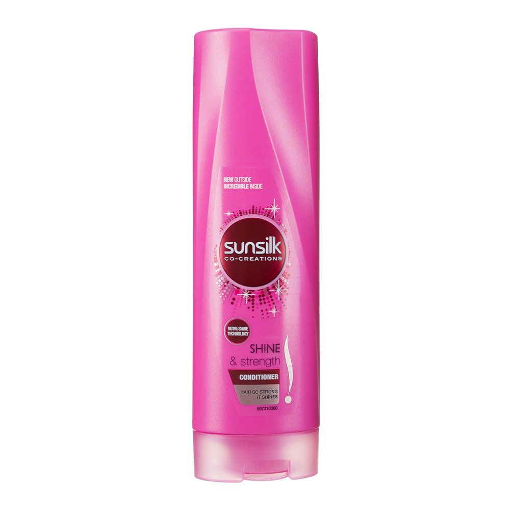 Shine & Strength Conditioner for normal Hair 350ml SUNSILK نرم کننده سان سیلک مناسب مو معمولی حجم 350 میل