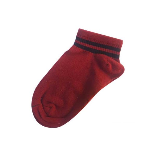 جوراب مچی jr64 رنگ زرشکی