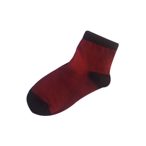 جوراب jr116 رنگ زرشکی
