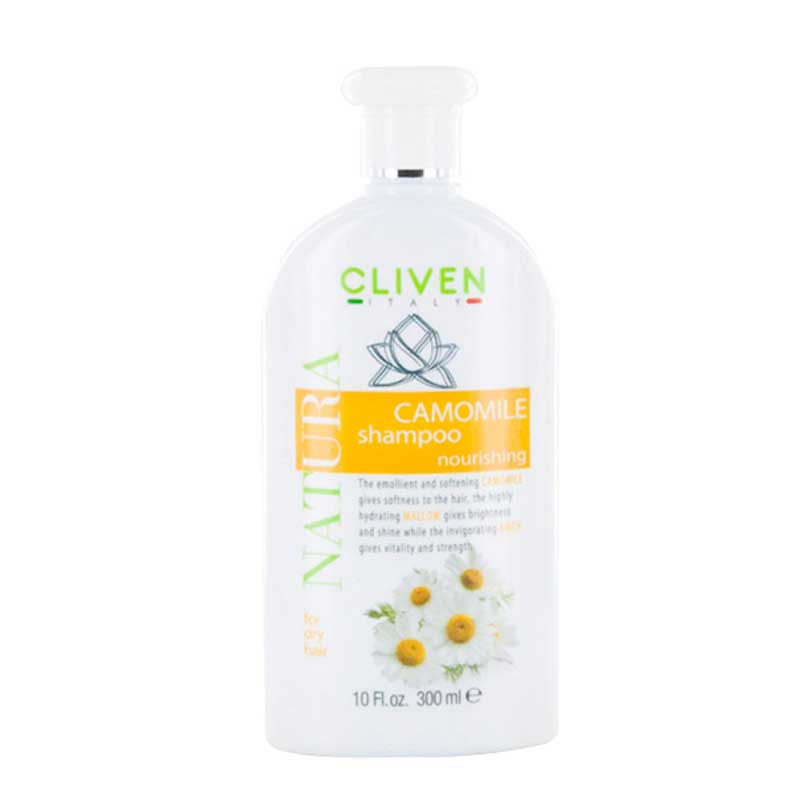 Cliven-Shampoo-Camomile-For-Dry-Hair-300-ml شامپو ملایم کلیون مدل Camomile حجم 300 میل
