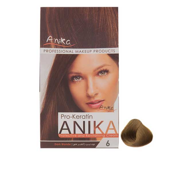 کیت رنگ مو آنیکا سری Pro Keratin مدل Natural شماره 6