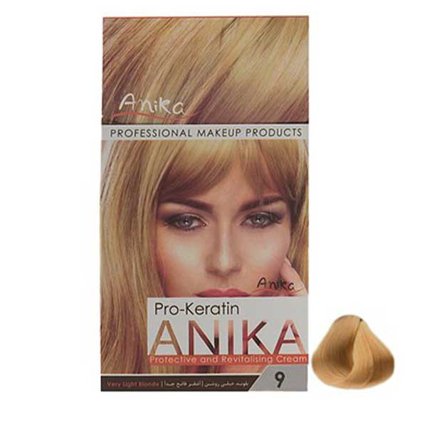 کیت رنگ مو آنیکا سری Pro Keratin مدل Natural شماره 9