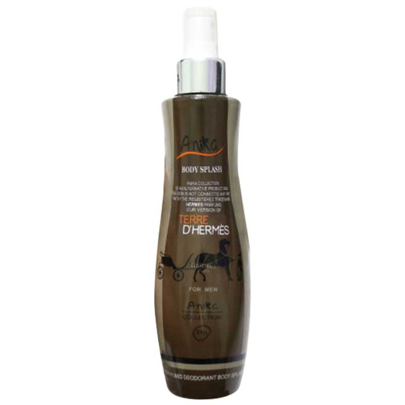 Anika-Terre-Dhermes-Body-Deo-Spray-For-Men-200-ml اسپری دئودورانت مردانه آنیکا مدل Terre Dhermes حجم 200 ميل