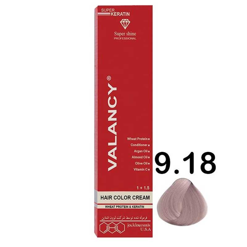 CV8. رنگ مو والانسی سری حرفه ای مدل مرواریدی شماره CV8