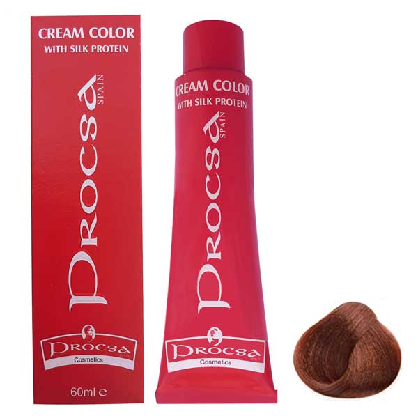 رنگ مو پروکسا سری Red Violet شماره 7.67 رنگ بلوند شرابی متوسط