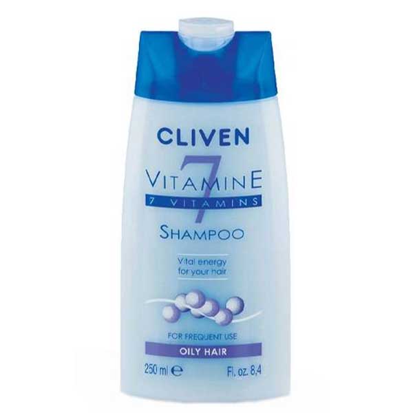 شامپو موهای چرب کلیون مدل 7 Vitamine حجم 250 میل