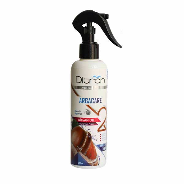 اسپری دو فاز مو دیترون مدل ARGAN OIL حجم 250 میلی لیتر