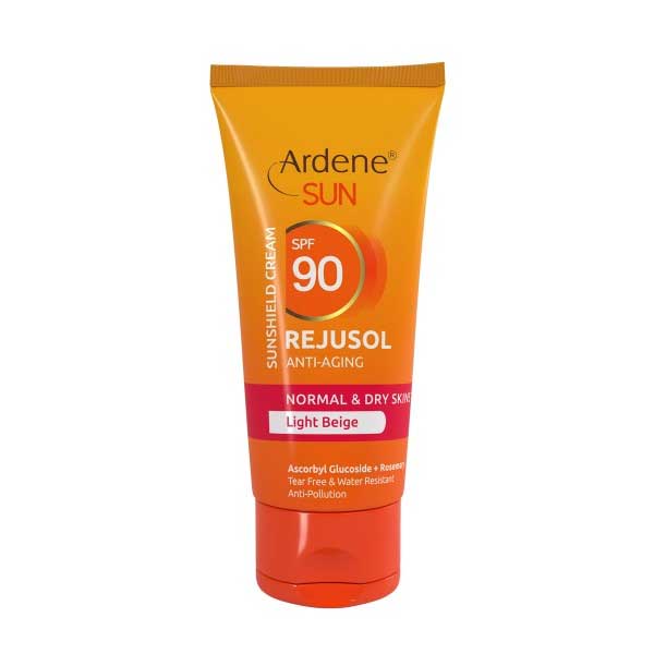کرم ضد آفتاب بژ روشن SPF90 آردن