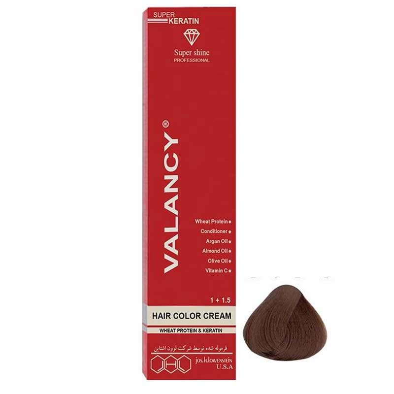WG9 رنگ مو والانسی سری کاپوچینویی مدل بلوند کاپوچینویی خیلی روشن شماره WG9