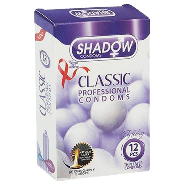 shadow-classic12pcs کاندوم کلاسیک شادو 12 عددی