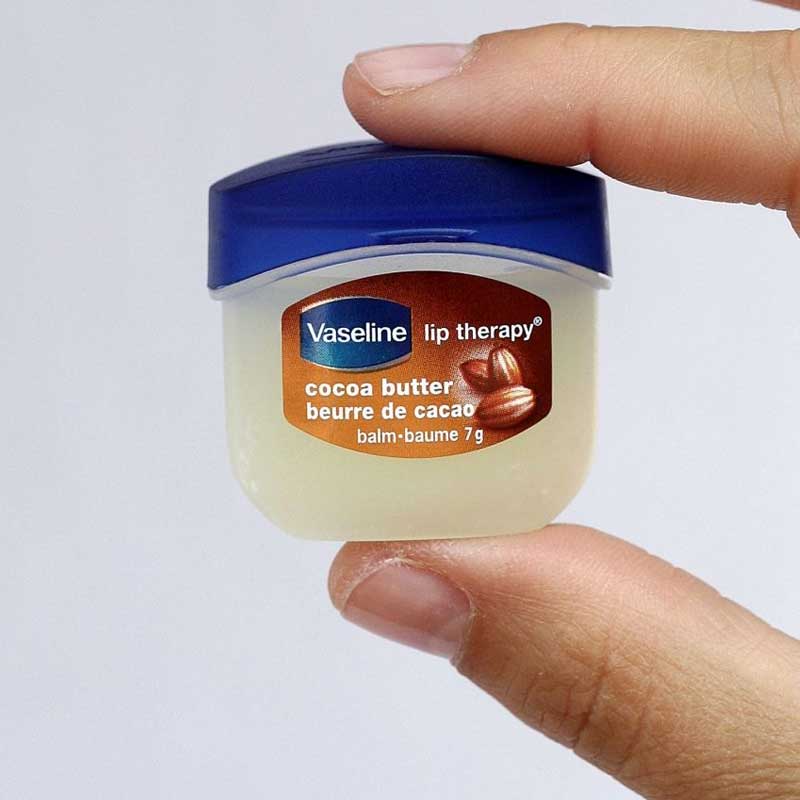 vaseline-lip-care-cocoa1 بالم لب وازلین مدل Vaseline Cocoa Butter عصاره کره کاکائو
