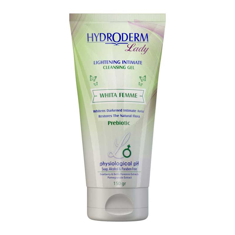 Whitening-Action-gel-women ژل بهداشتی بانوان هیدرودرم سری Whitening Action وزن 150 گرم