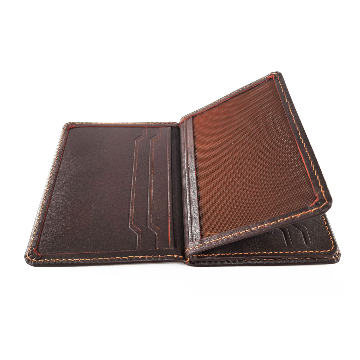 blsck-wallet-4 جا کارتی چرم طبیعی مشکی