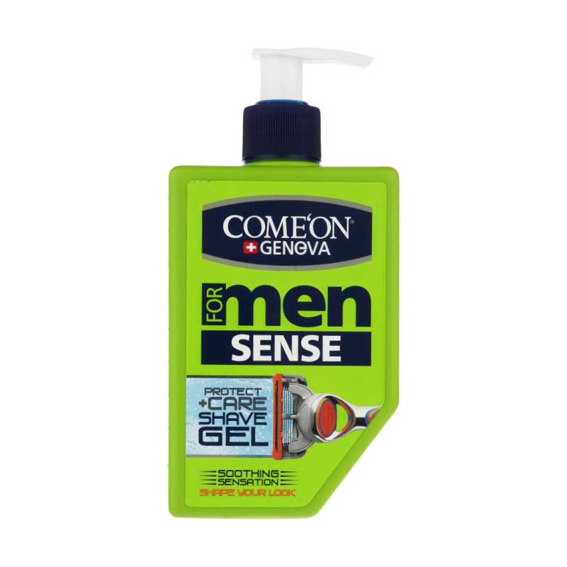 shave-gel-sense-comeon-1 ژل اصلاح کامان مدل sense حجم 260 میلی لیتر