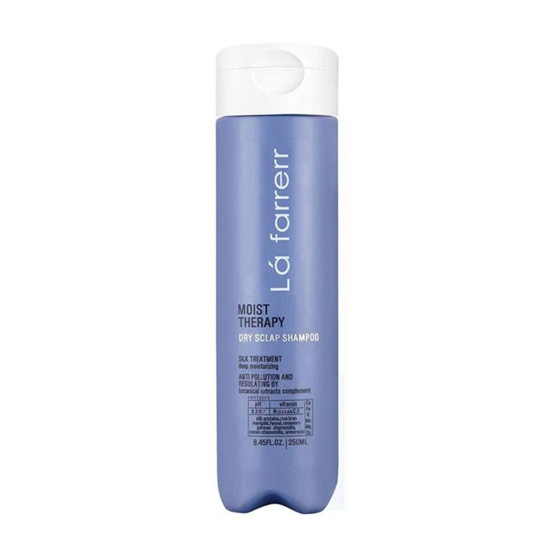 Lafarrerr-Dry-Scalp-Shampoo-Moist-Series شامپو رطوبت رسان لافارر مخصوص موهای خشک مدل Moist Series حجم 250 میلی لیتر