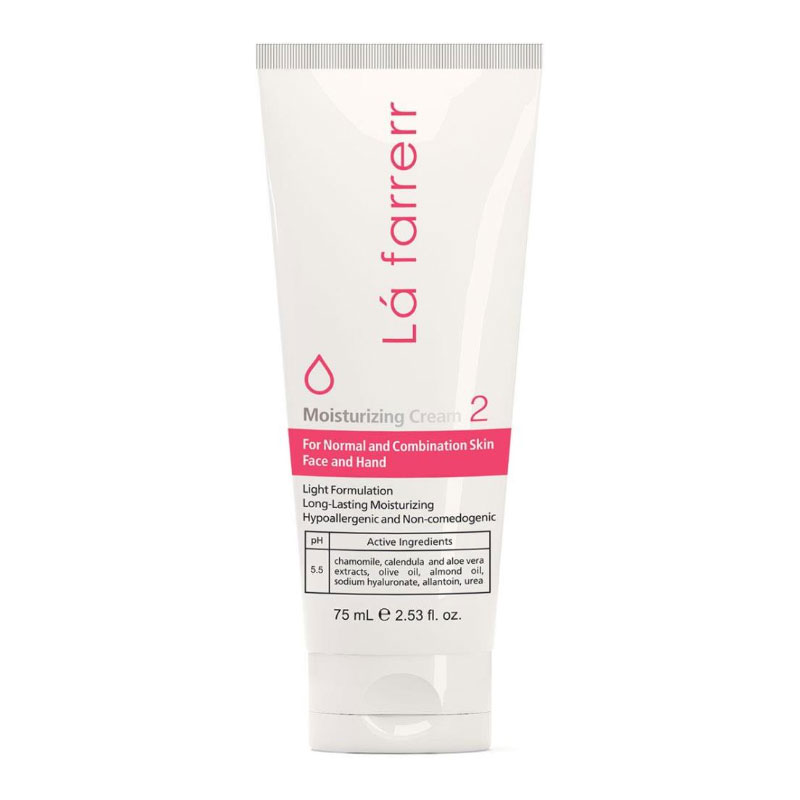 Lafarrerr-Hydrating-Cream-2 کرم آبرسان صورت و دست لافارر مخصوص پوست های نرمال و مختلط