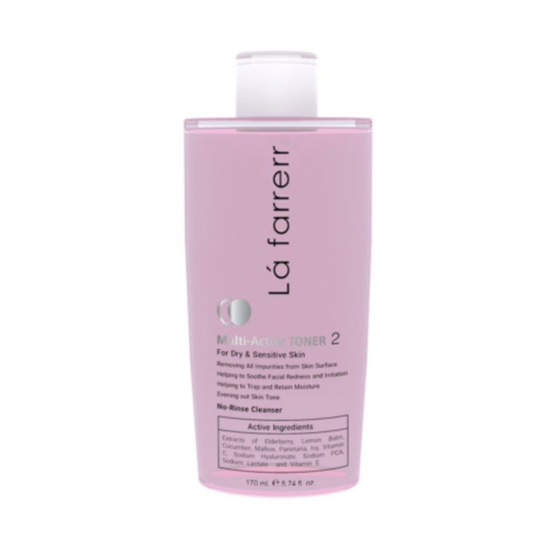 lafarree-tuner-2 تونر پاک کننده صورت لافارر مدل آبرسان 2 حجم 170 میلی لیتر