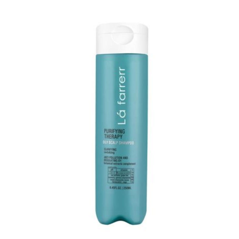 lafarrerr-shampoo-purifyng-oily شامپو کنترل کننده چربی لافارر مخصوص موهای چرب مدل purifying series حجم 250 میلی لیتر