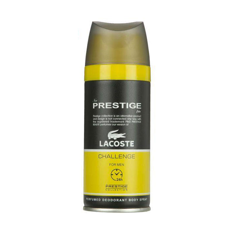 Lacoste Challenge spray اسپری خوشبو کننده بدن مردانه پرستیژ