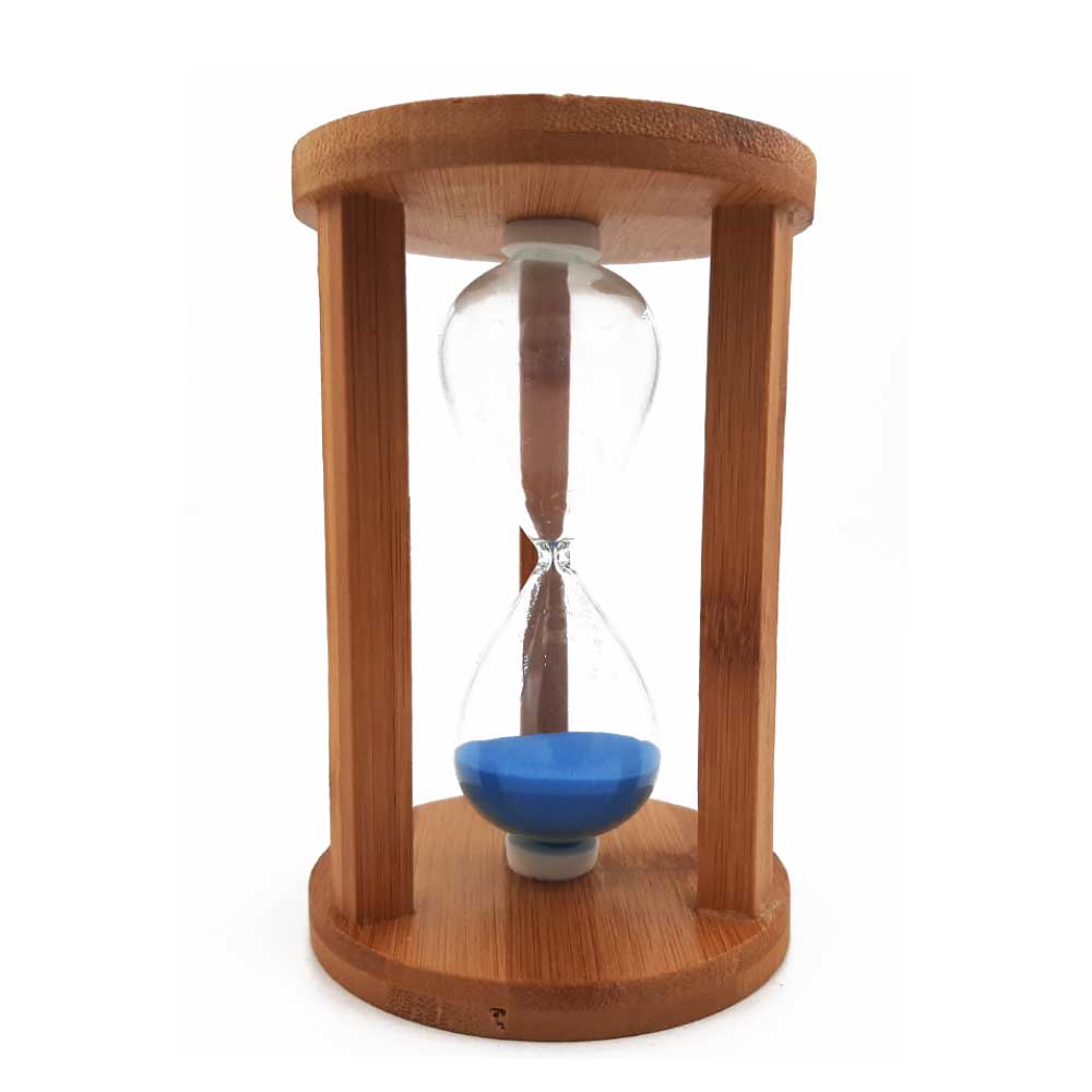 hourglass-1 ساعت شنی چوبی مدل 15 دقیقه ای