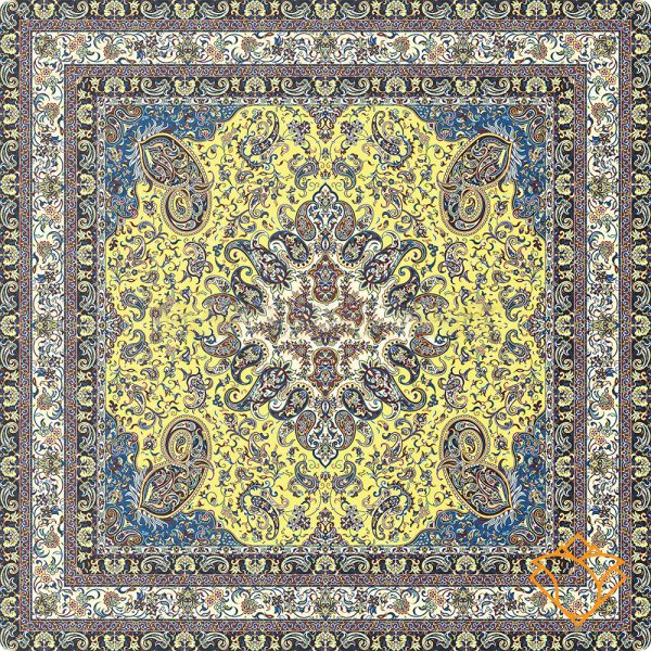 ترمه حسینی طرح مهستان زرد
