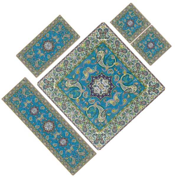 ترمه حسینی شاهکار آبی