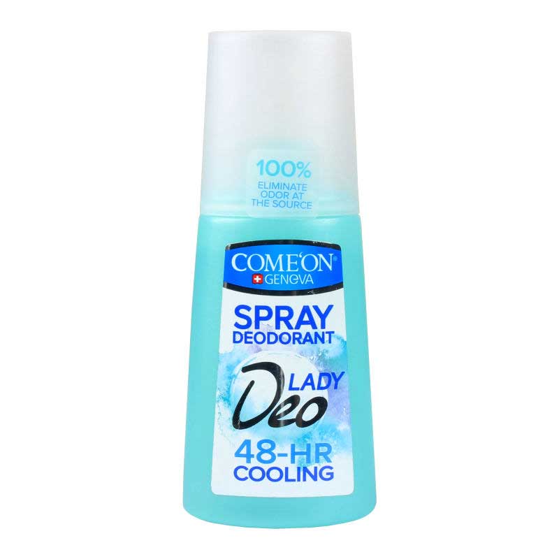 comeon-spray-deodorant-cooling اسپری دئودورانت زنانه کامان مدل cooling حجم 125 میلی لیتر