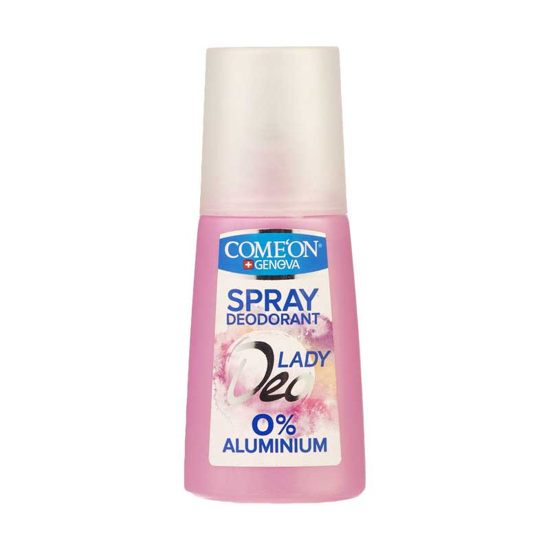 comeon-spray-deodorant-lady-0%-aluminium اسپری دئودورانت زنانه کامان کد 01 حجم 125میلی لیتر
