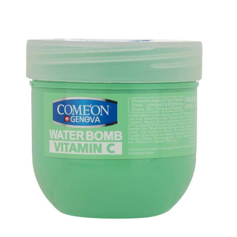 water-bomb-vitamin-c-1 کرم آبرسان کامان سری واتربمب مدل VITAMIN C حجم 200 میلی لیتر