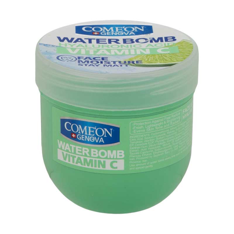 water-bomb-vitamin-c کرم آبرسان کامان سری واتربمب مدل VITAMIN C حجم 200 میلی لیتر