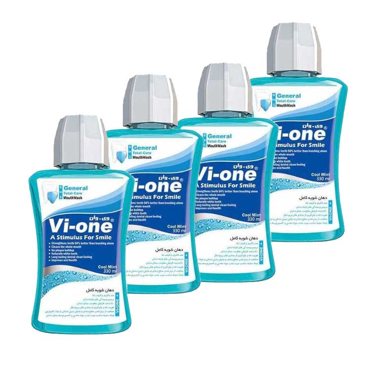 General-Cool-Mint-4pcs دهان شویه وی وان مدل General Cool Mint حجم 330 میلی لیتر