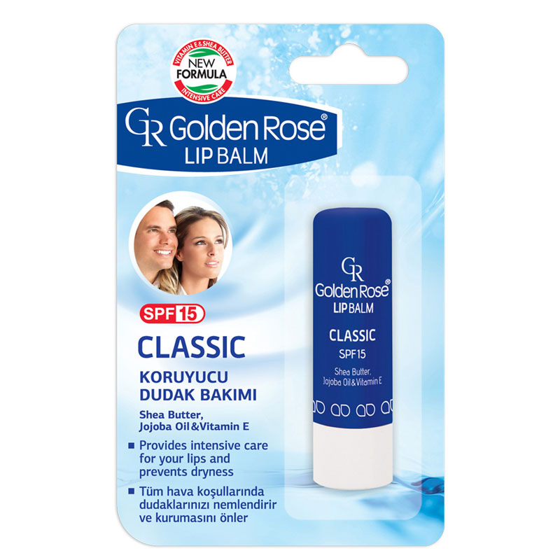 Golden Rose SPF15 Lip Balm Classic بالم لب کلاسیک گلدن رز