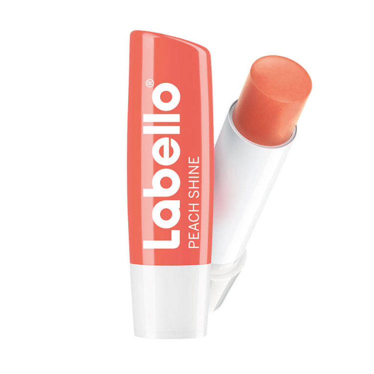 labello-balm-lip-peach بالم لب لابلو مدل PEACH Shine هلو