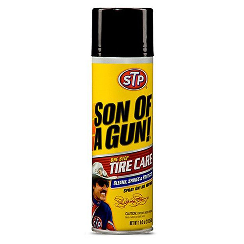 tire care son of a gun فوم براق کننده لاستیک stp