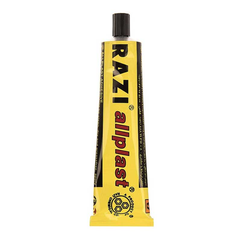 allplast-razi-100ml چسب همه کاره رازی مدل Allplast حجم 100 میلی لیتر