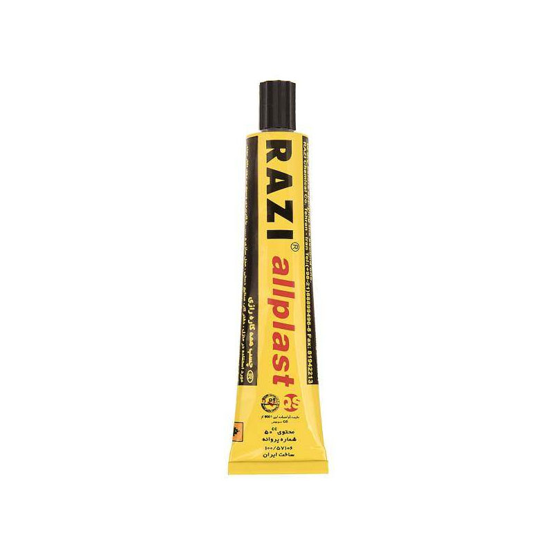 allplast-razi-50ml چسب همه کاره رازی مدل Allplast حجم 50 میلی لیتر