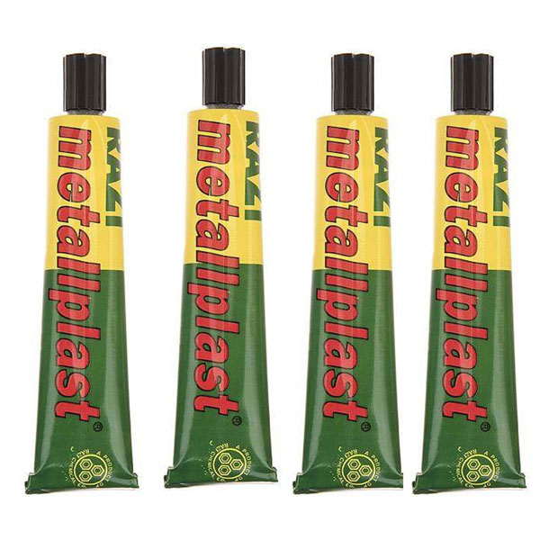 چسب آهن رازی مدل Metallplast حجم 50 میلی لیتر بسته 4 عددی