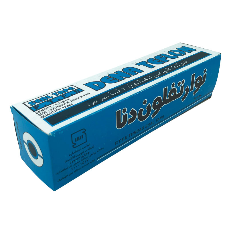 teflon-dena-12mm-12pcs نوار تفلون دنا پهنای 12 میلی متر