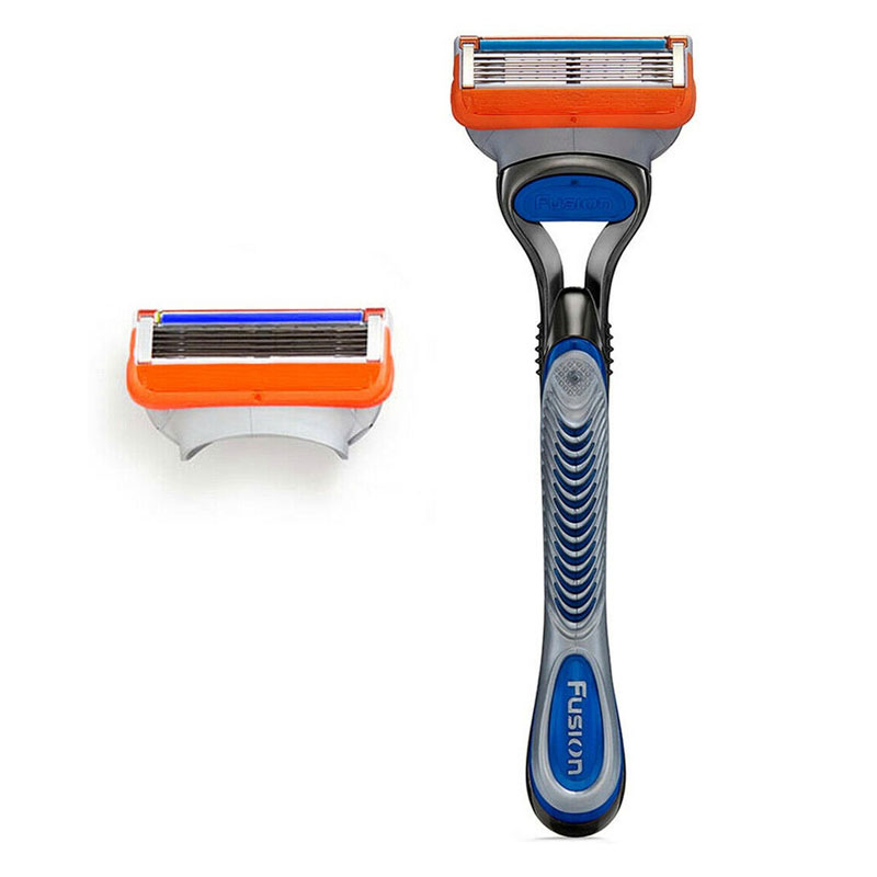 gillette-Fusion-5-3 خود تراش ژیلت مدل Fusion 5 به همراه تیغ یدک