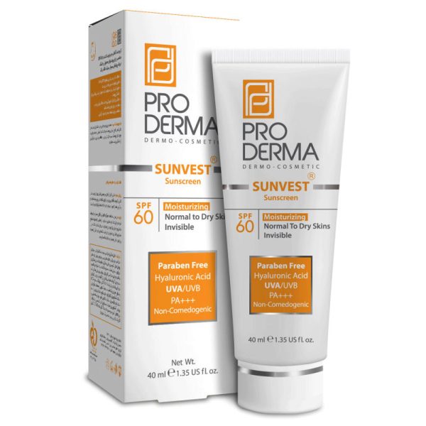 کرم ضد آفتاب و مرطوب کننده پرودرما مدل SPF60