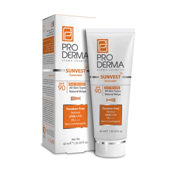 کرم ضد آفتاب و ضد چروک پرودرما SPF90