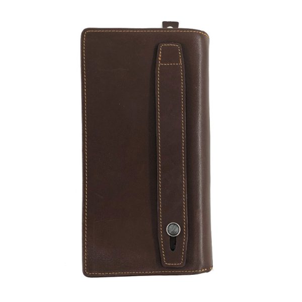 کیف پاسپورتی چرم طبیعی شگرد با جعبه MDF مدل ps-01