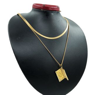 گردنبند زنانه تیتانیوم کد w-ne-29